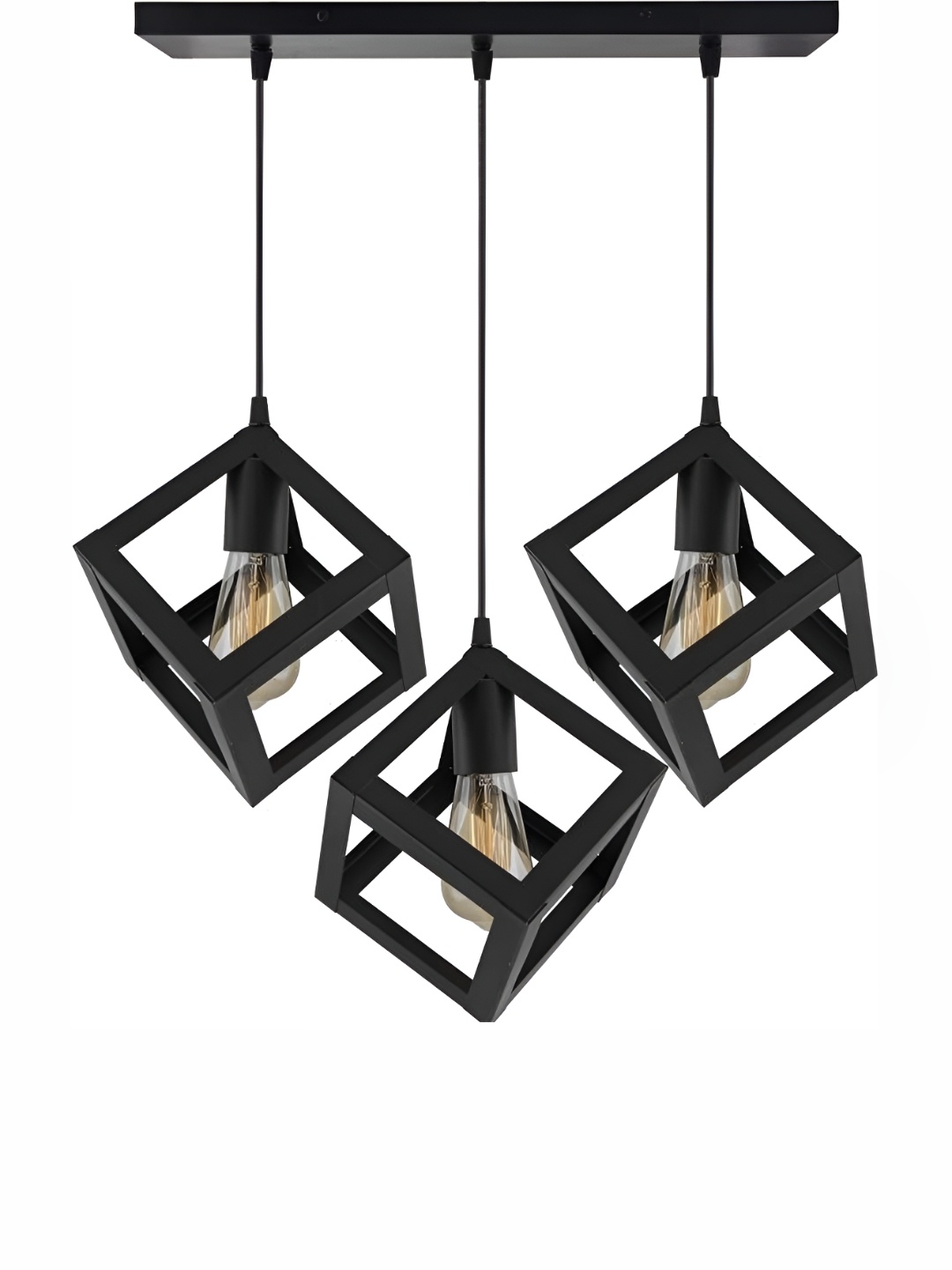 

Areezo Black Square Shaped Ceiling Lamp