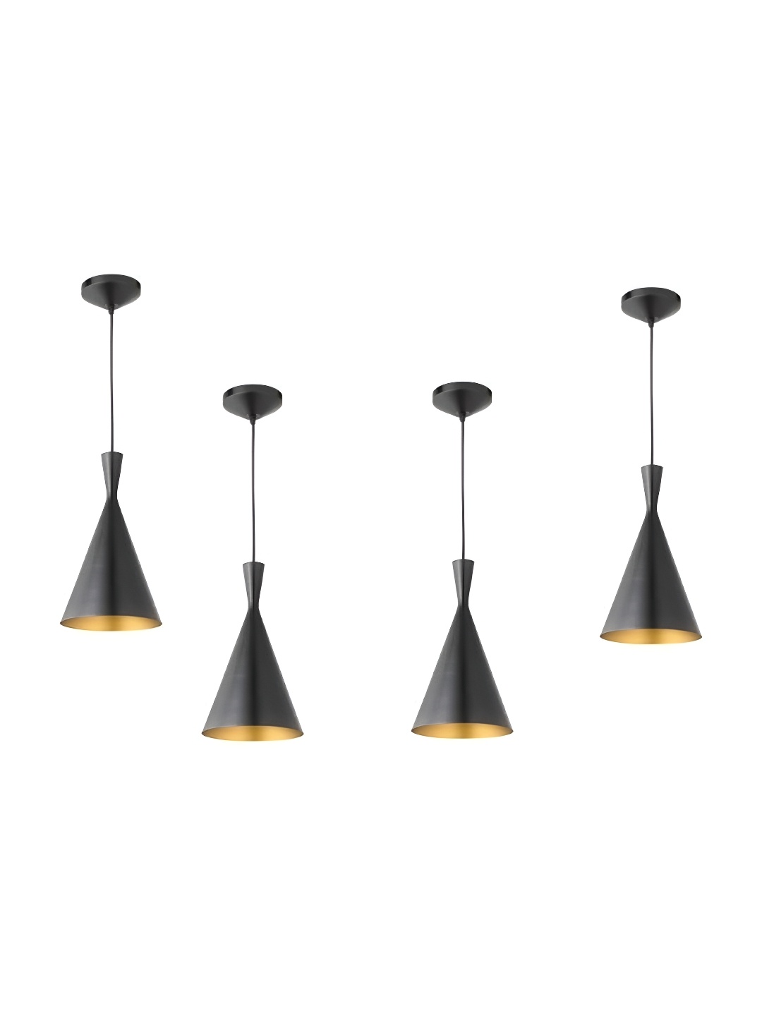 

Areezo Black 4 Pieces Abstract Shaped Ceiling Lamp