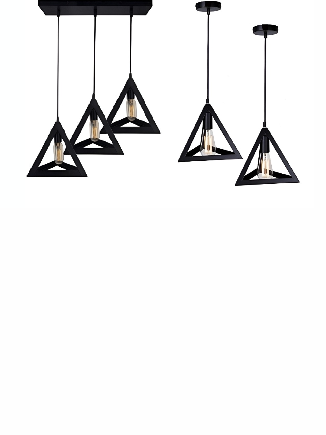 

Areezo Black 2 Pieces Ceiling Lamps