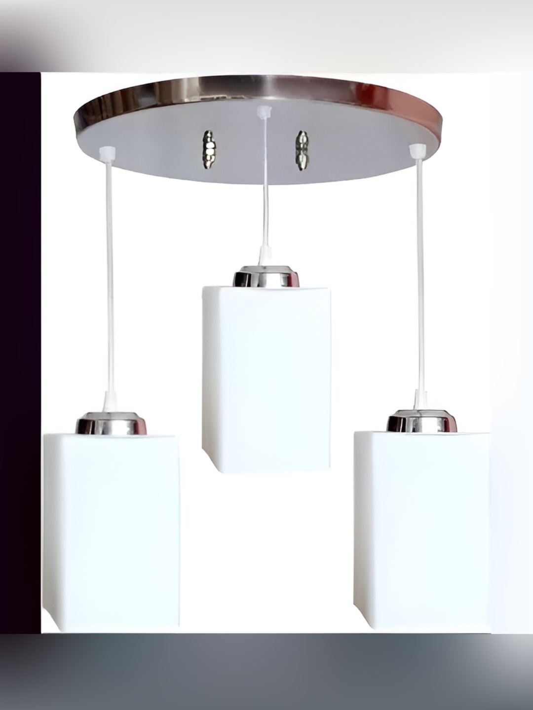

Areezo White Glass Ceiling Lamp