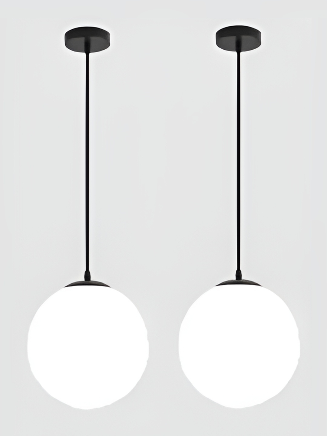 

Areezo Black & White Glass Contemporary Ceiling Lamp