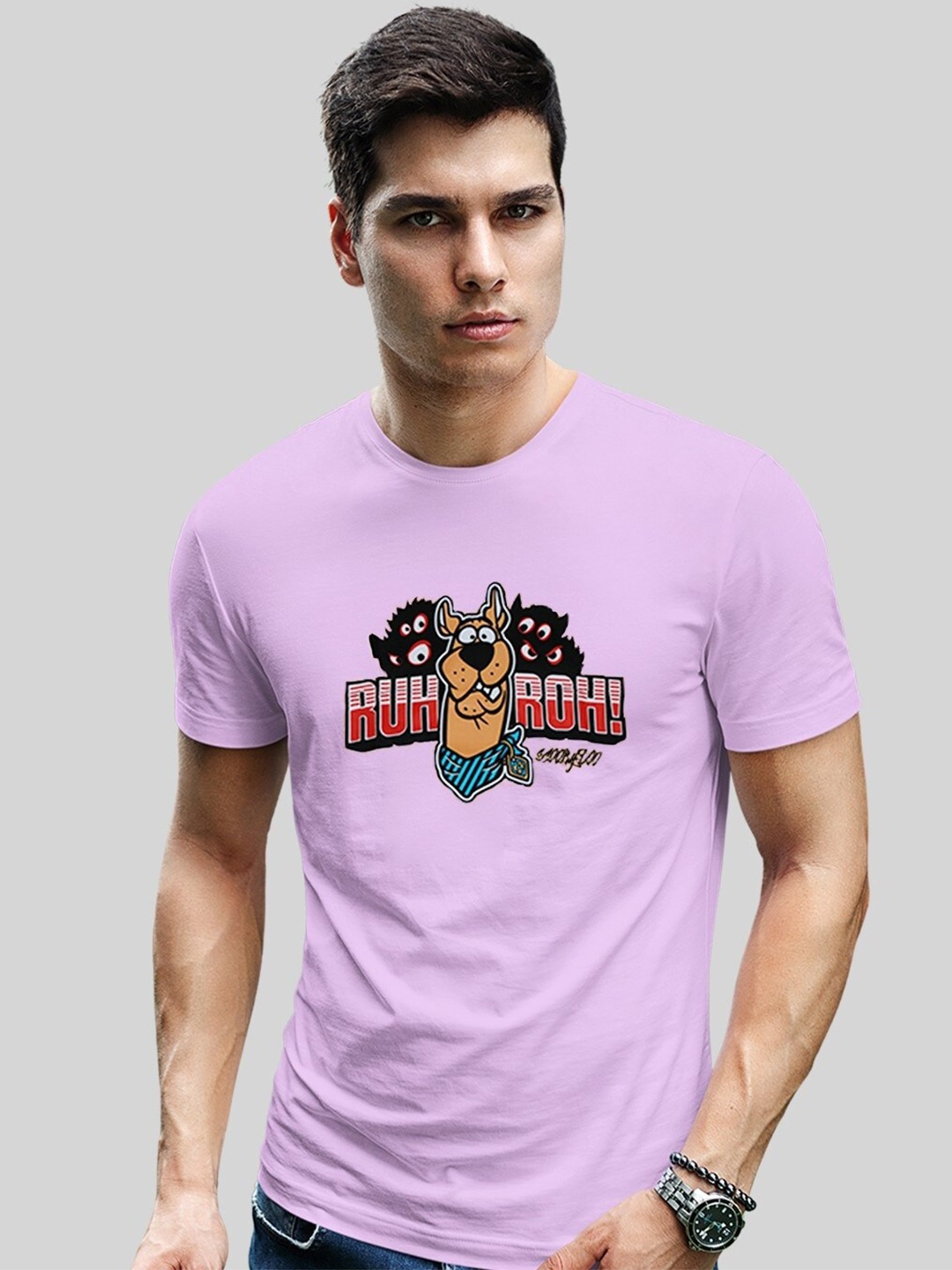 

Minute Mirth Printed T-shirt, Pink
