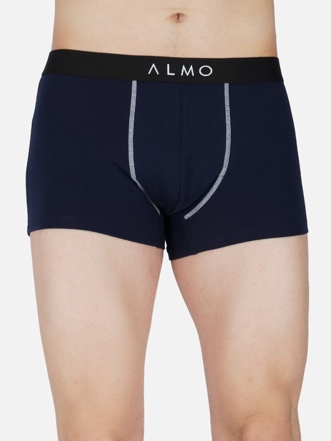 

Almo Wear Brand Logo Details Cotton Trunk CE-T-104, Navy blue