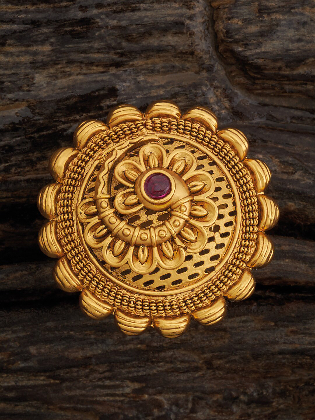 

Kushal's Fashion Jewellery Gold Plated Finger Ring