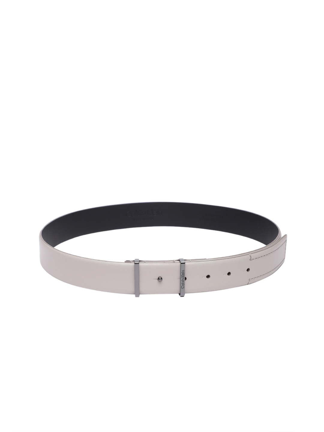 

Calvin Klein Men Solid Leather Belt, Grey