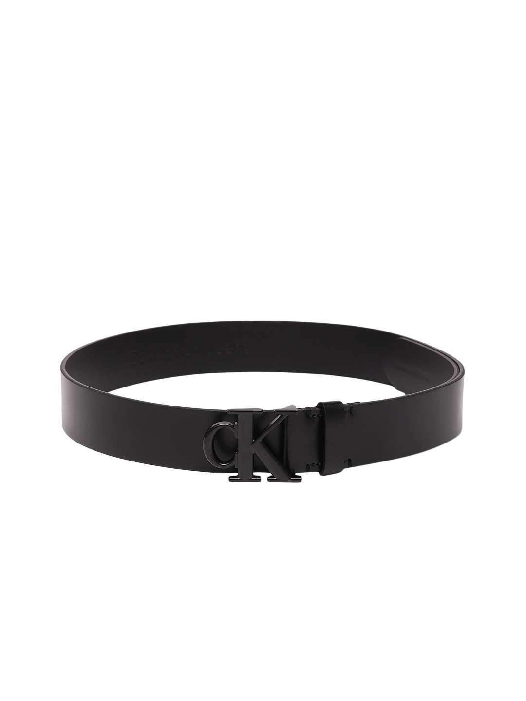

Calvin Klein Men Solid Leather Belt, Black