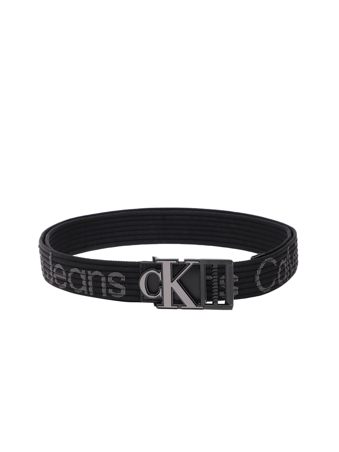 

Calvin Klein Men Brand Logo Printed Belt, Black