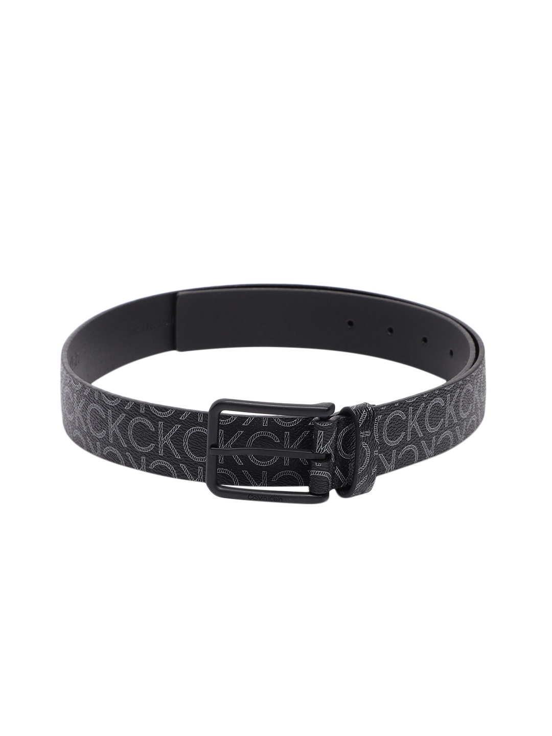 

Calvin Klein Men Brand Logo Printed Belt, Black