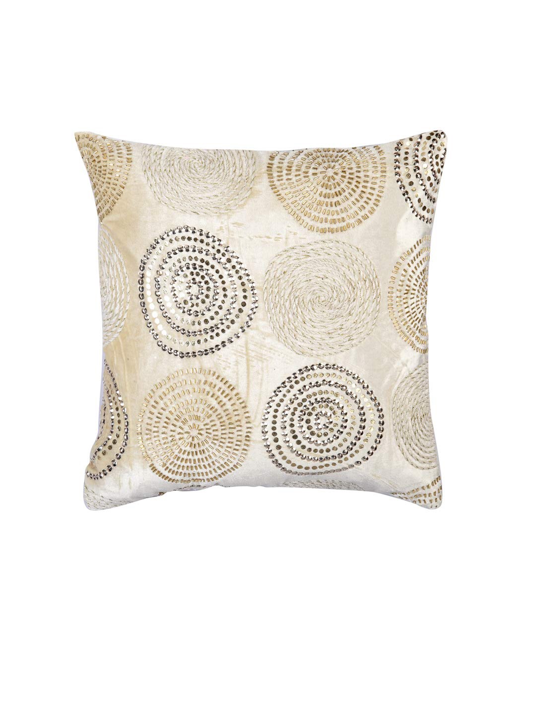 

NISRAG HOME Beige Geometric Velvet Cushion Covers