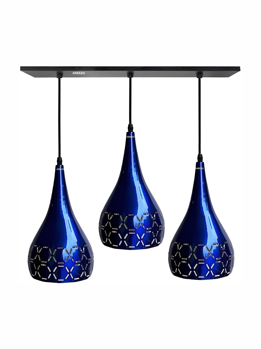 

Areezo Blue Contemporary Metal Ceiling Lamp