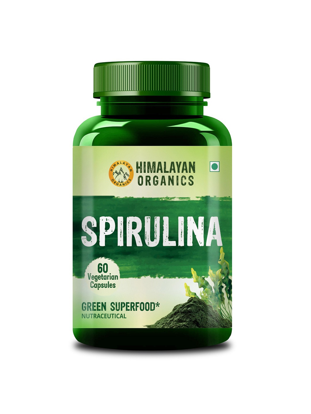 

Himalayan Organics Spirulina Vegetarian Capsule- 60Cap, Na