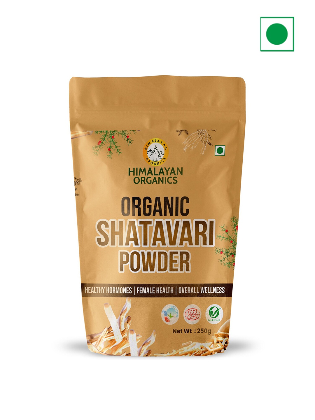 

Himalayan Organics Shatavari Powder for Healthy Hormones - 250 g, Beige