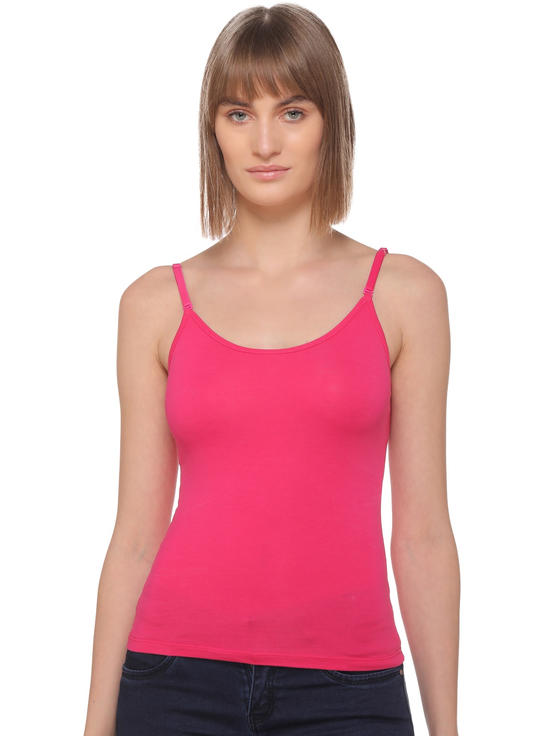 

SONA Women Solid Non-Padded Camisoles, Pink