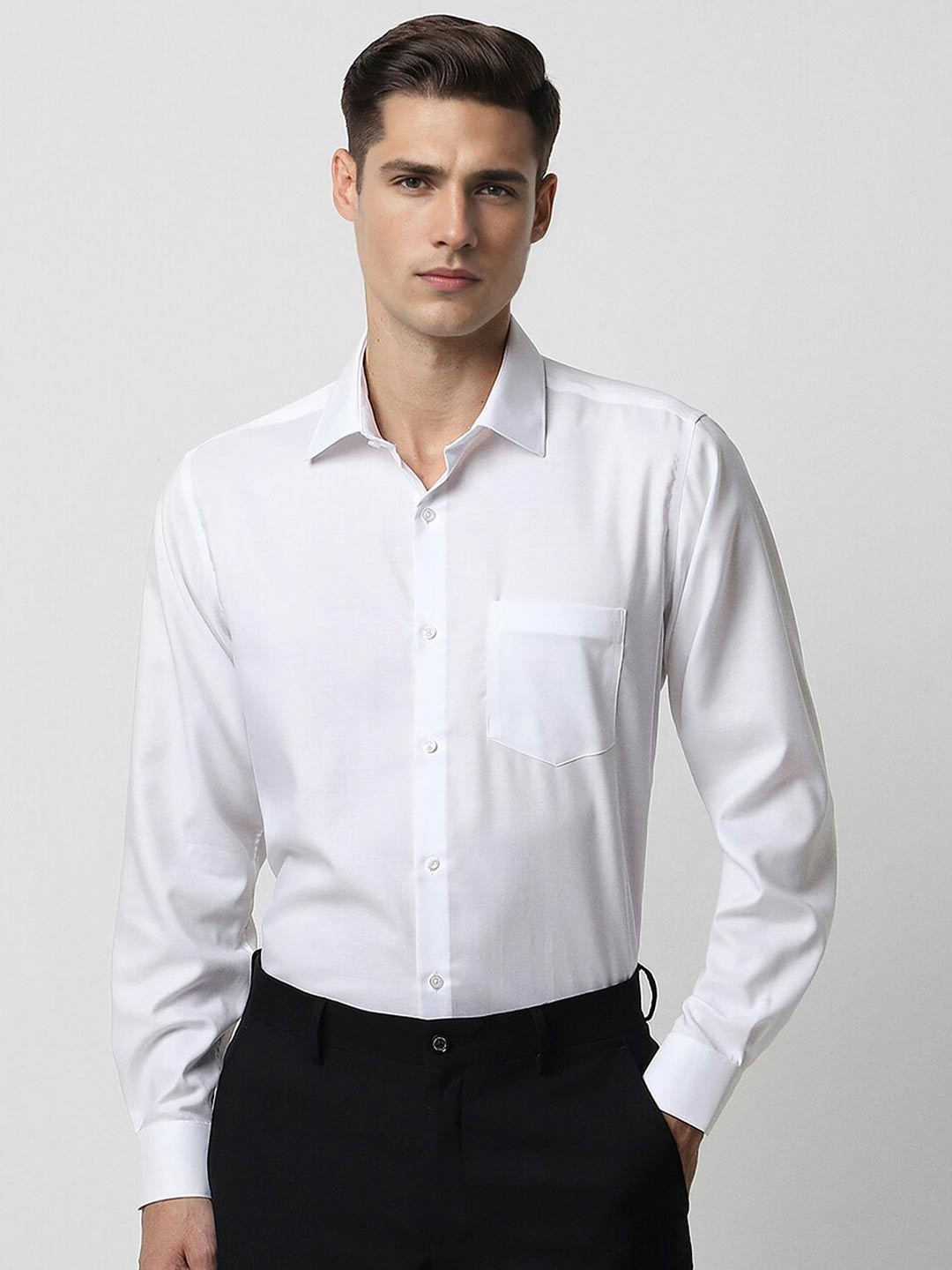 

Van Heusen Cotton Opaque Formal Shirt, White