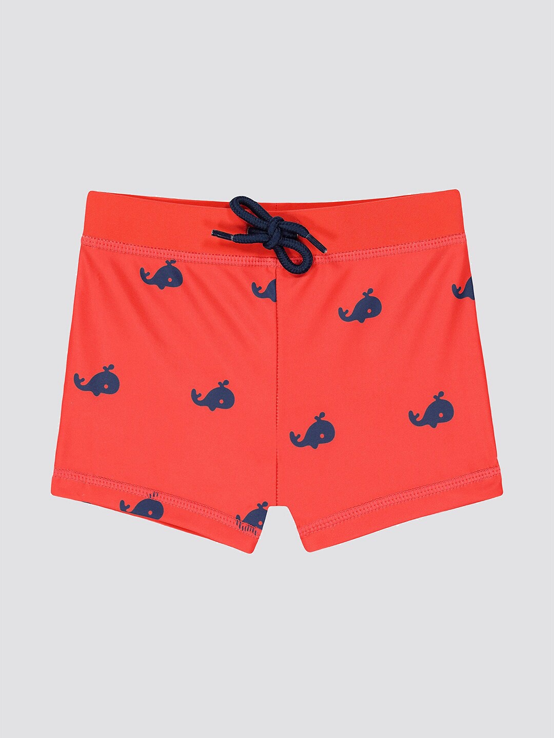 

mothercare Boys Mid Rise Conversational Printed Shorts, Red