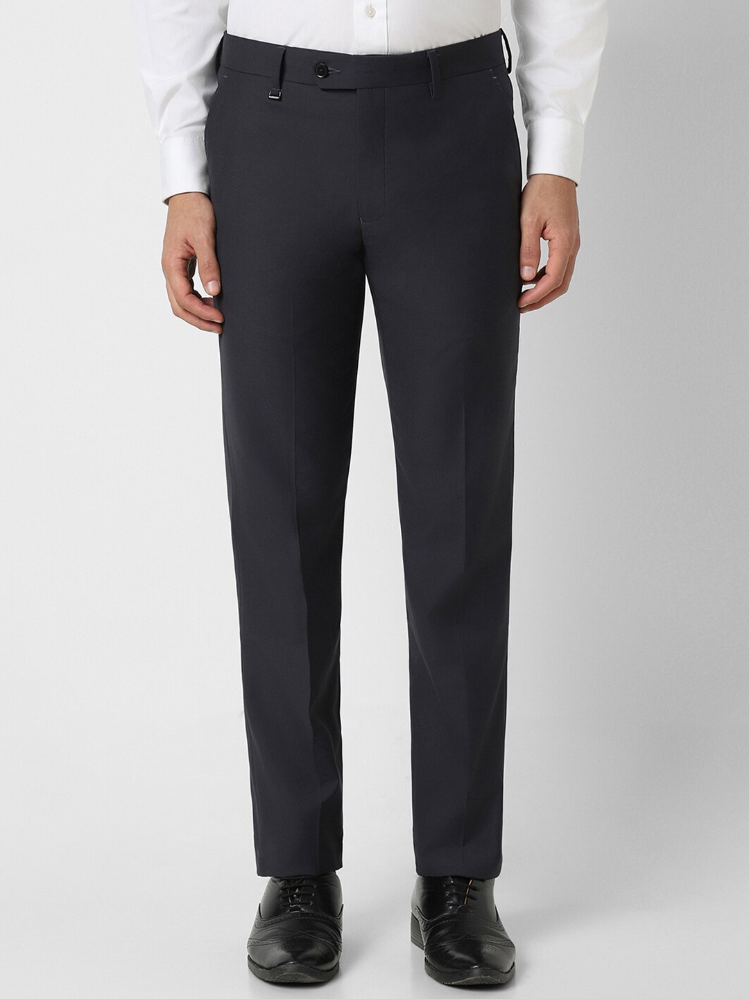 

Van Heusen Men Slim Fit Formal Trouser, Black