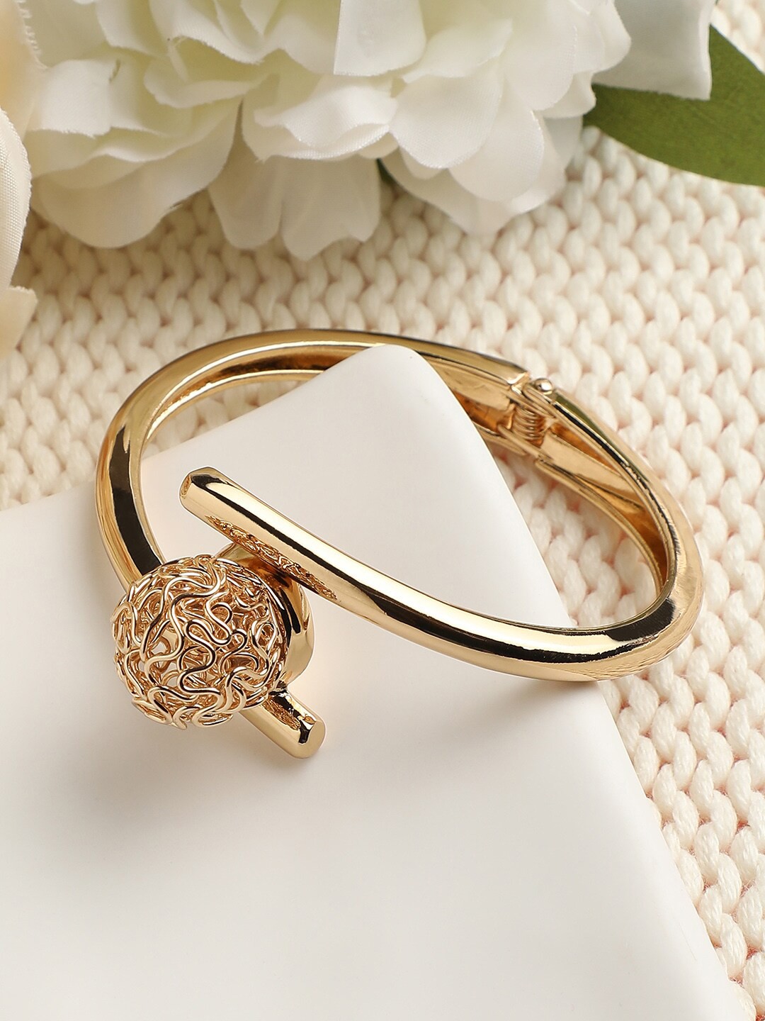 

DressBerry Gold-Plated Cuff Bracelet