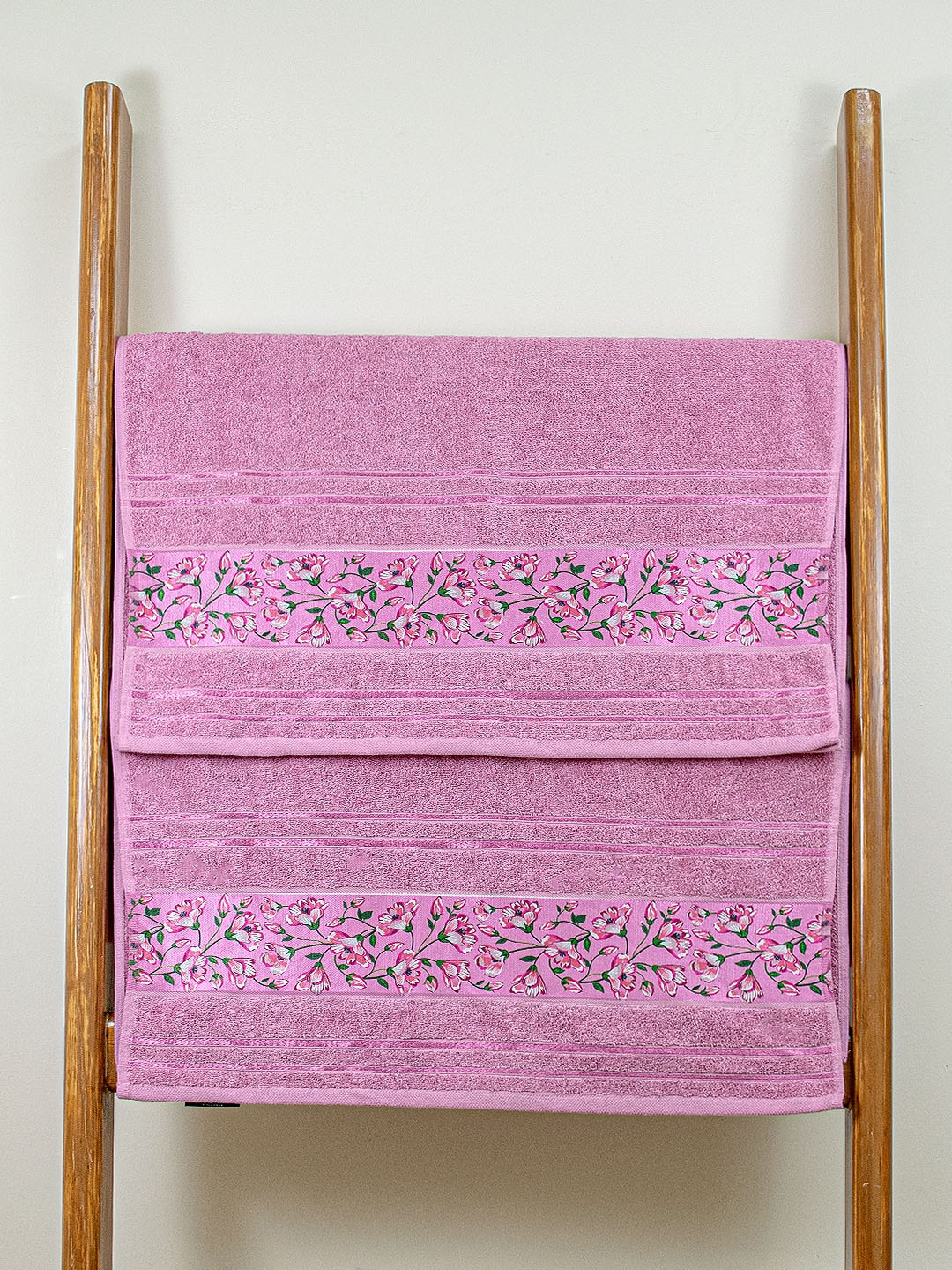 

Aura Purple 2 Pieces Cotton Bath Towels 450 GSM