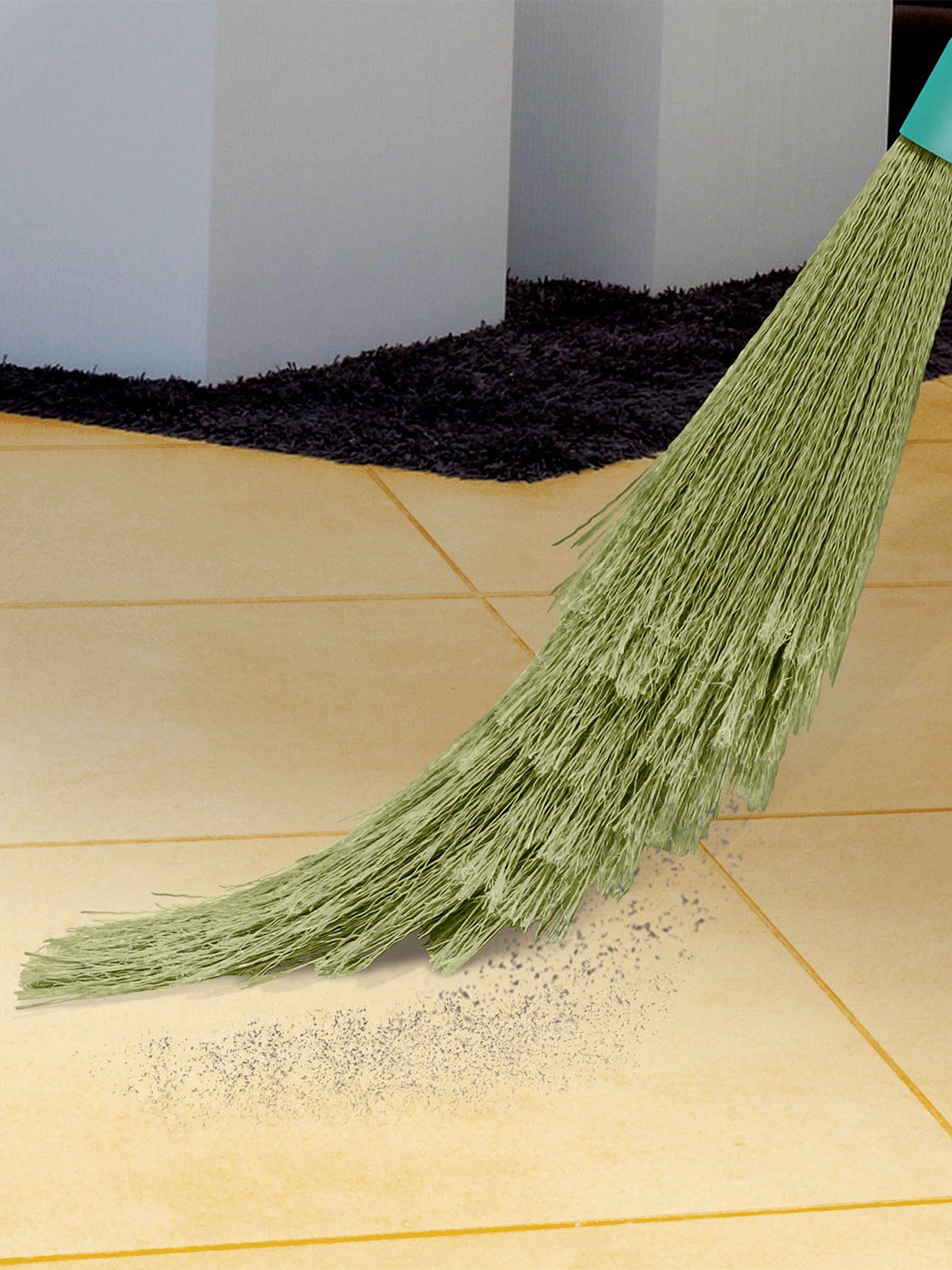 

SPOTZERO by MILTON Green Floor Cleaning Zero Dust Broom- XL
