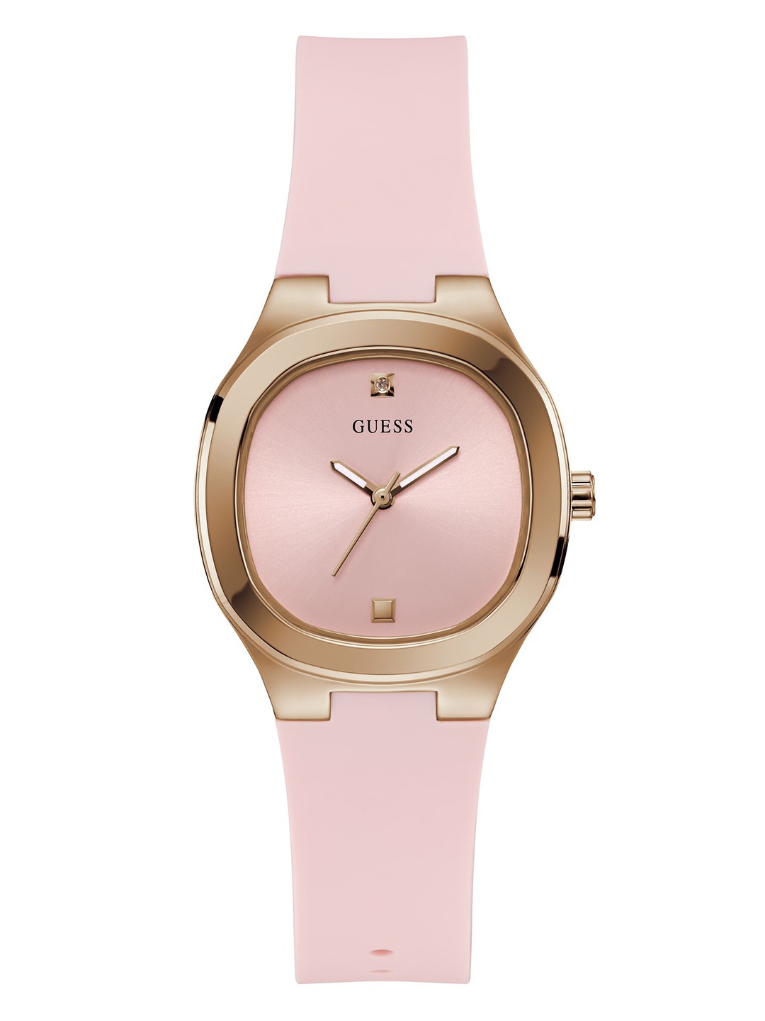 

GUESS Women Silicon Straps Analogue Watch GW0658L2, Pink