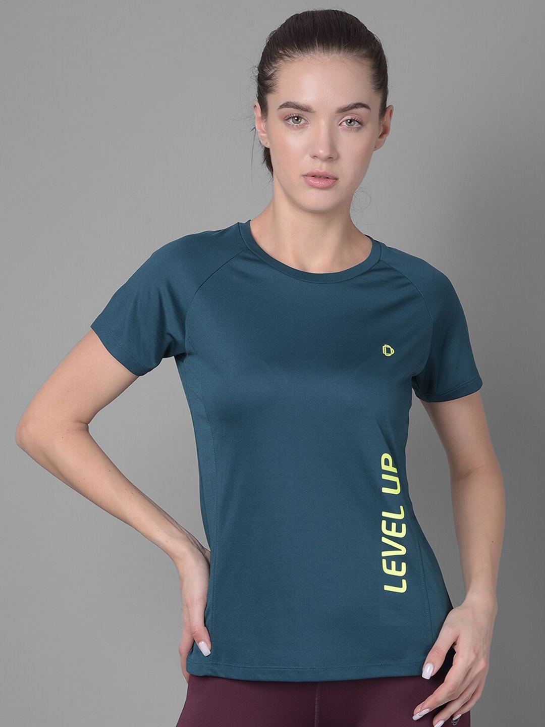 

Dollar Women Microfiber Anti Bacterial Sports T-Shirt, Green