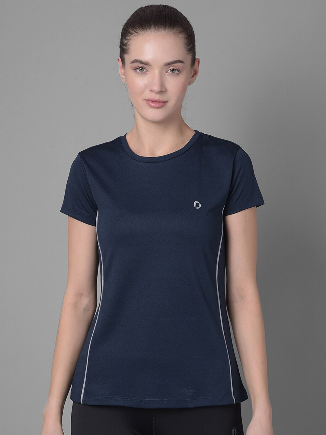 

Dollar Round Neck Anti Bacterial Sports T-Shirt, Blue