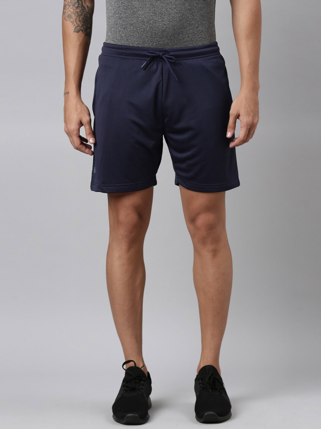 

DIXCY SCOTT Men Mid Rise Above Knee Sports Shorts, Blue