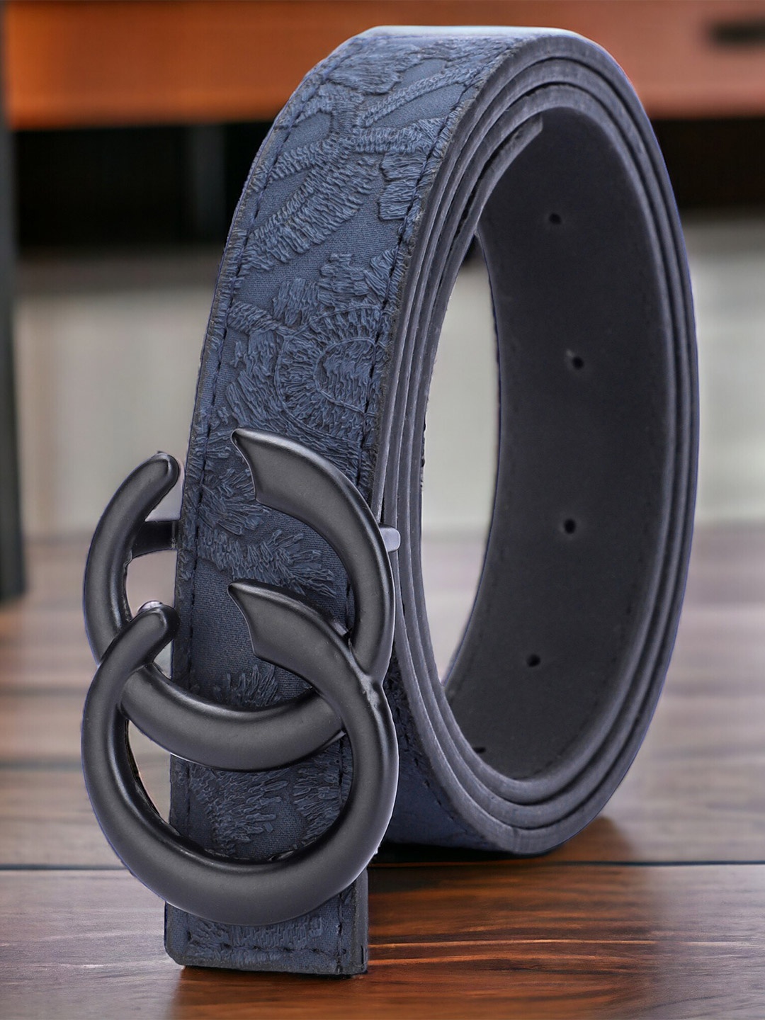 

Kastner Women Textured Formal Belt, Blue