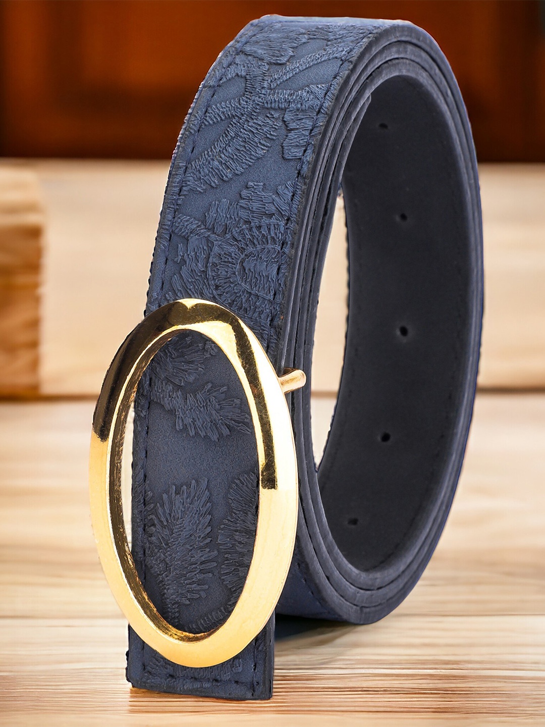 

Kastner Women Textured Formal Belt, Blue