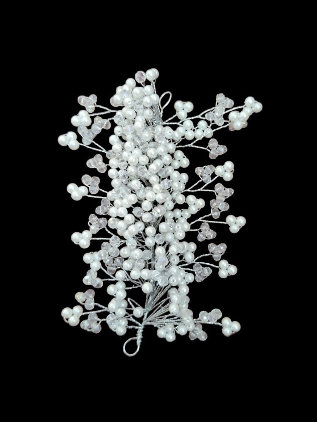 

VAGHBHATT Embellished Hair Accessory, White
