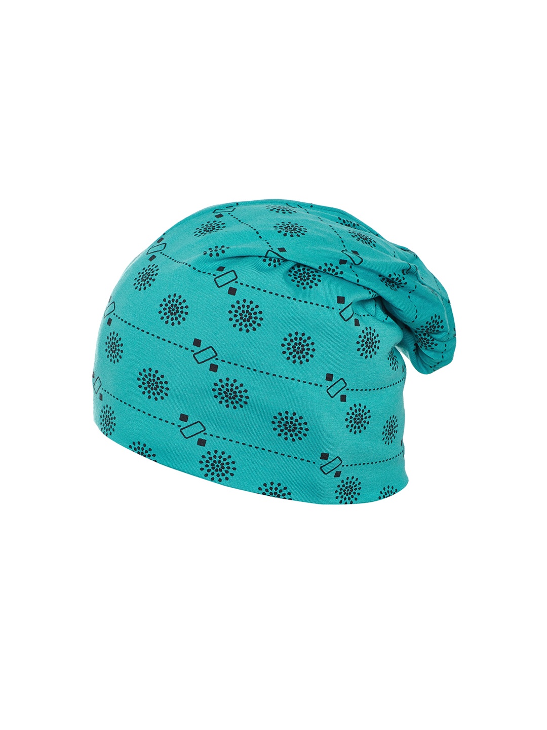 

VIMAL JONNEY Women Turquoise Blue Printed Beanie