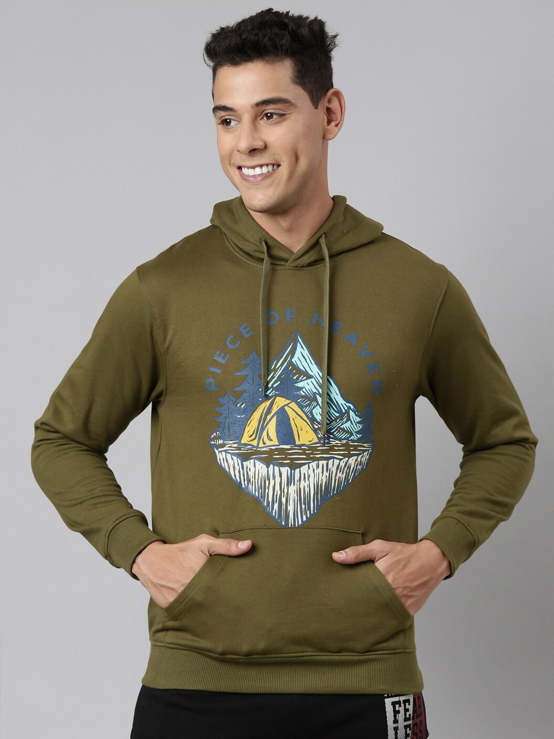 

DIXCY SCOTT Graphic Hooded Sweatshirt, Green