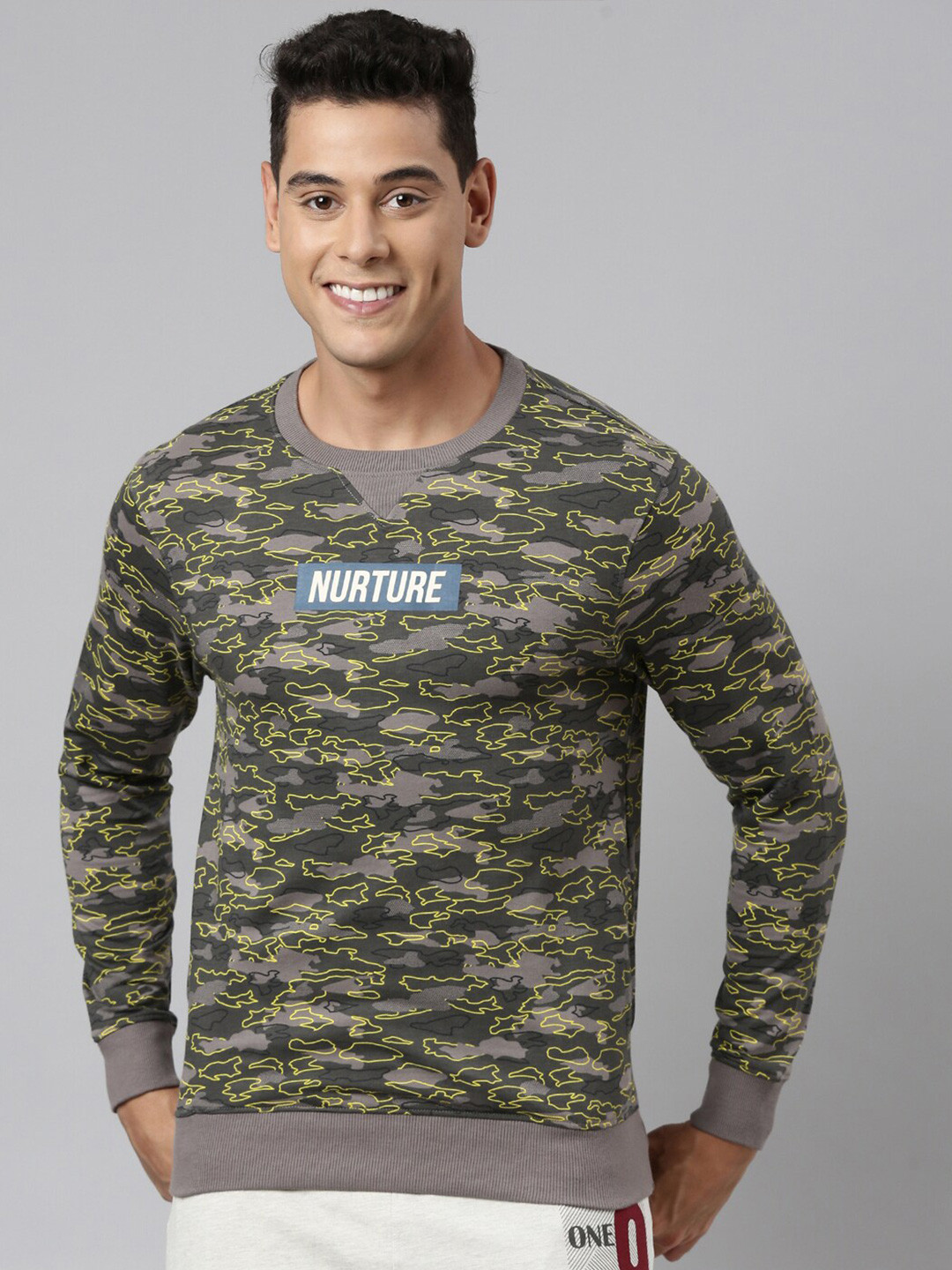 

DIXCY SCOTT Abstract Printed Sweatshirt, Grey