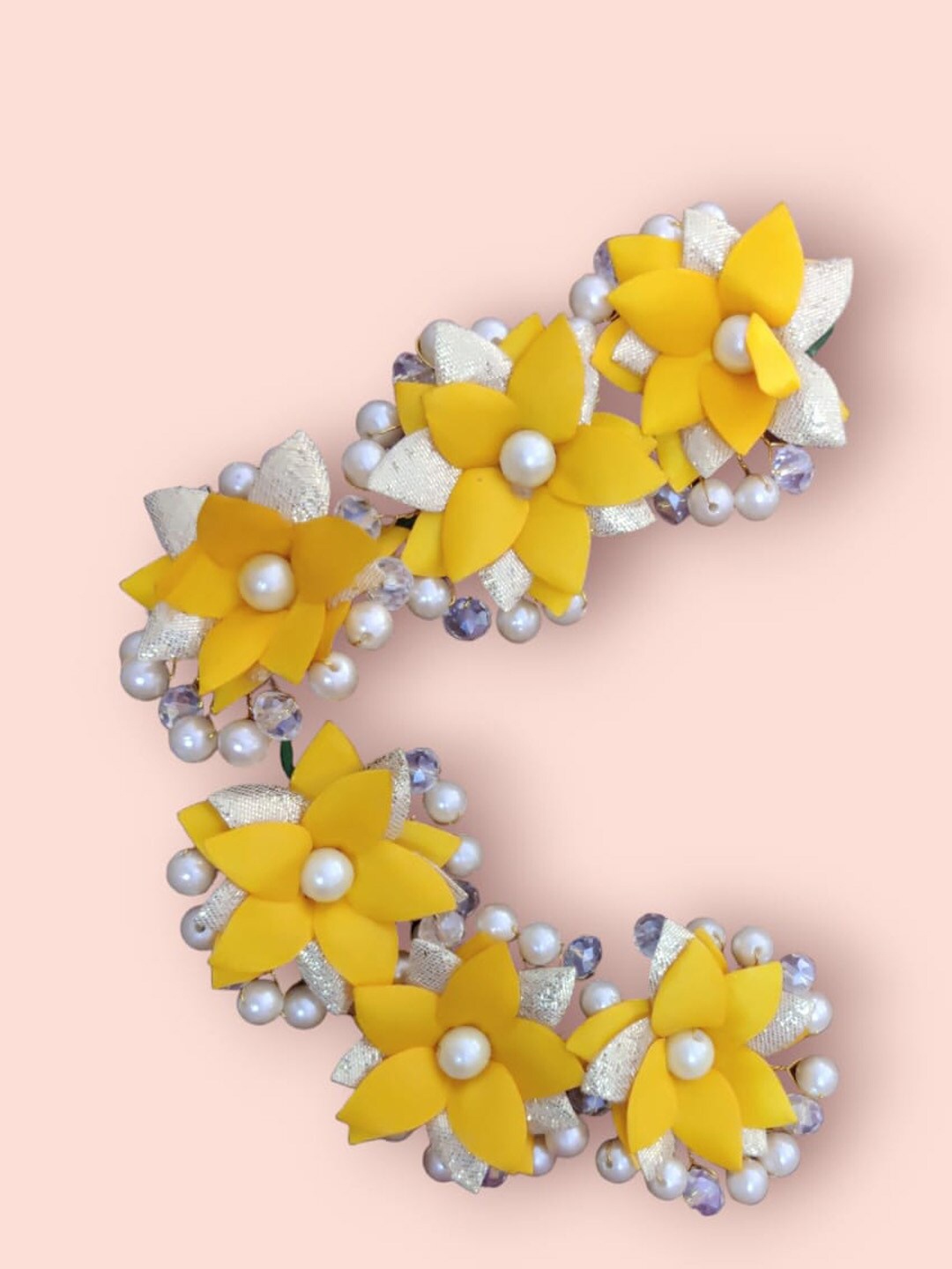 

FIMBUL Women Floral Hair Accessory Set, Yellow