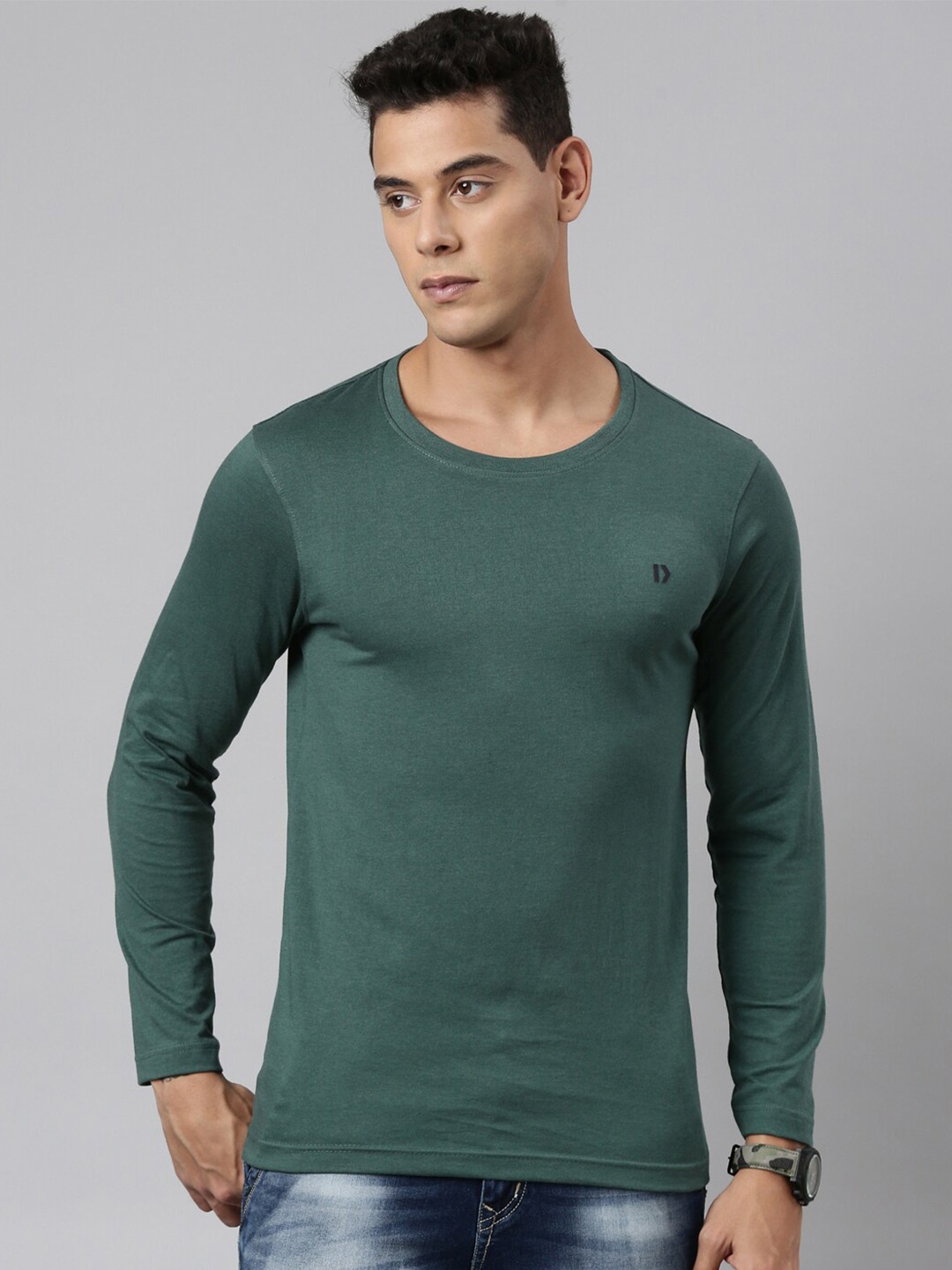 

DIXCY SCOTT Round Neck T-shirt, Green