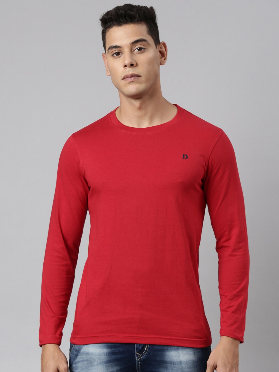 DIXCY SCOTT Round Neck T-shirt, Red