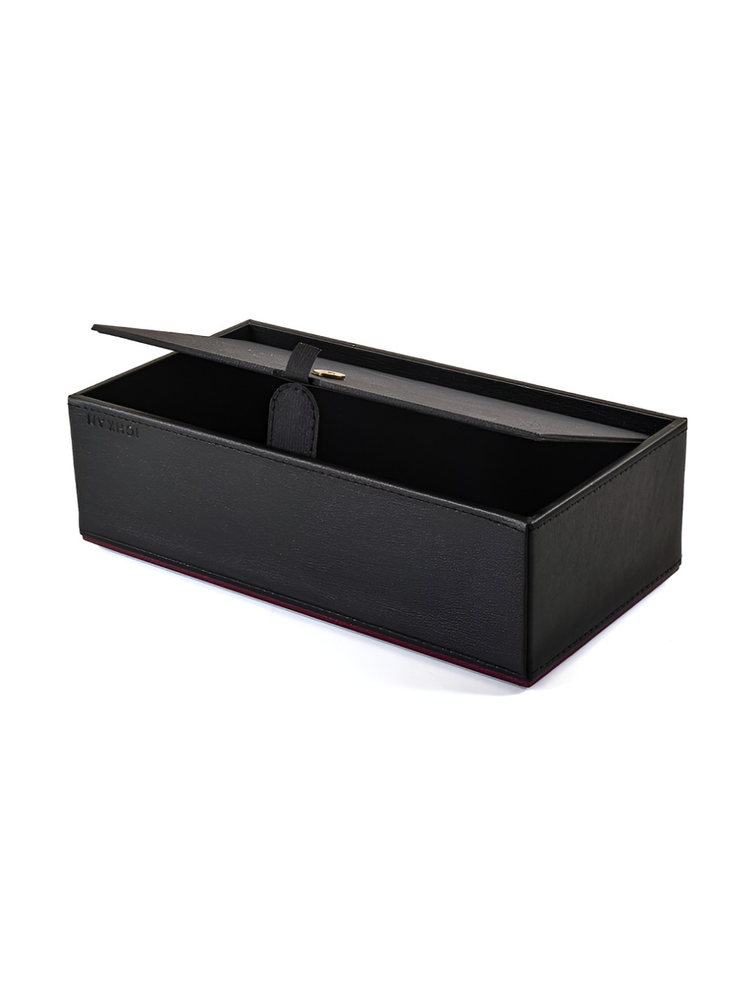 

ICHKAN Black & Brown Textured Rectangle Tissue Holder