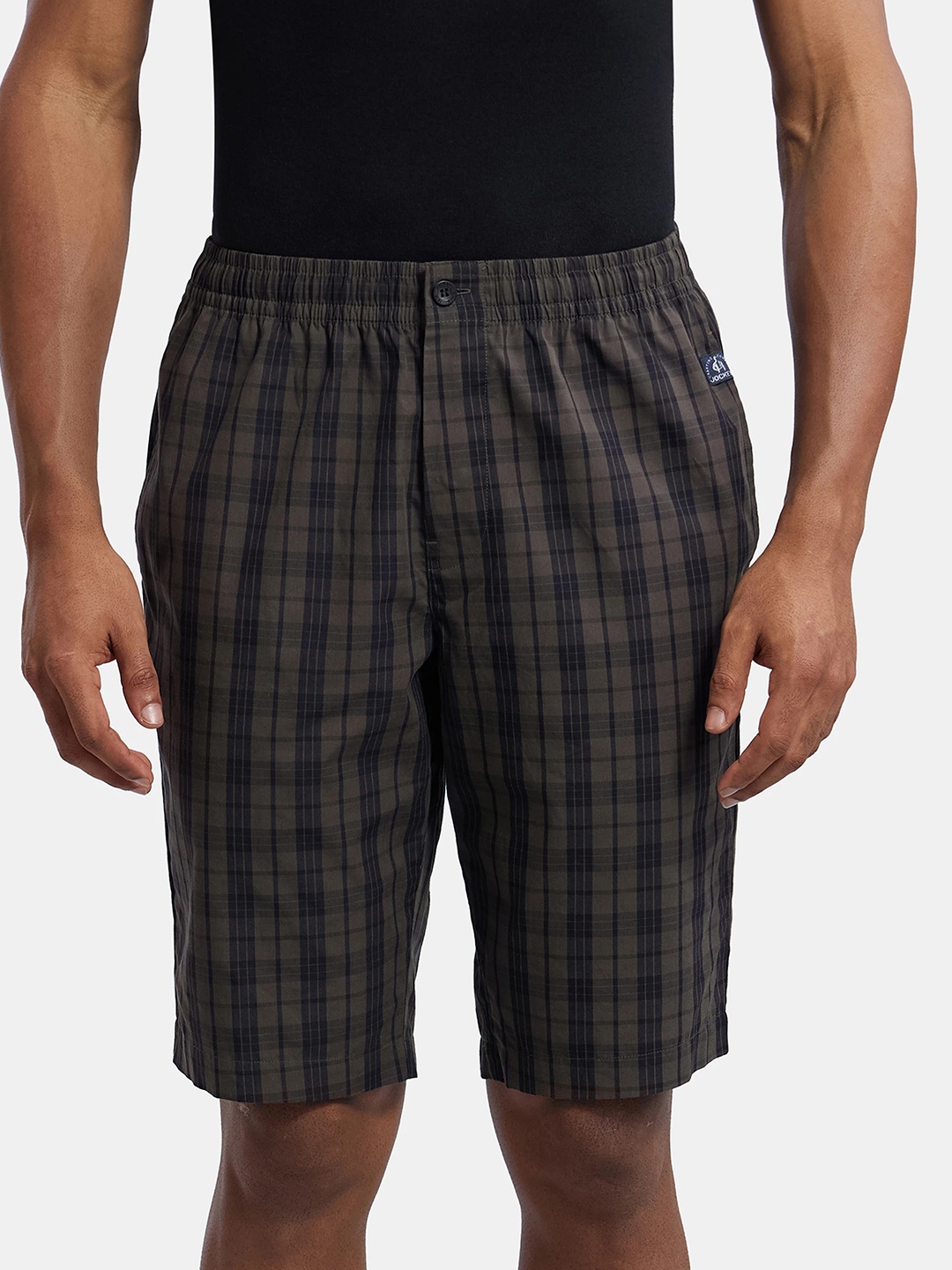

Jockey Combed Mercerized Cotton Woven Fabric Bermuda with Side Pockets-9005, Olive