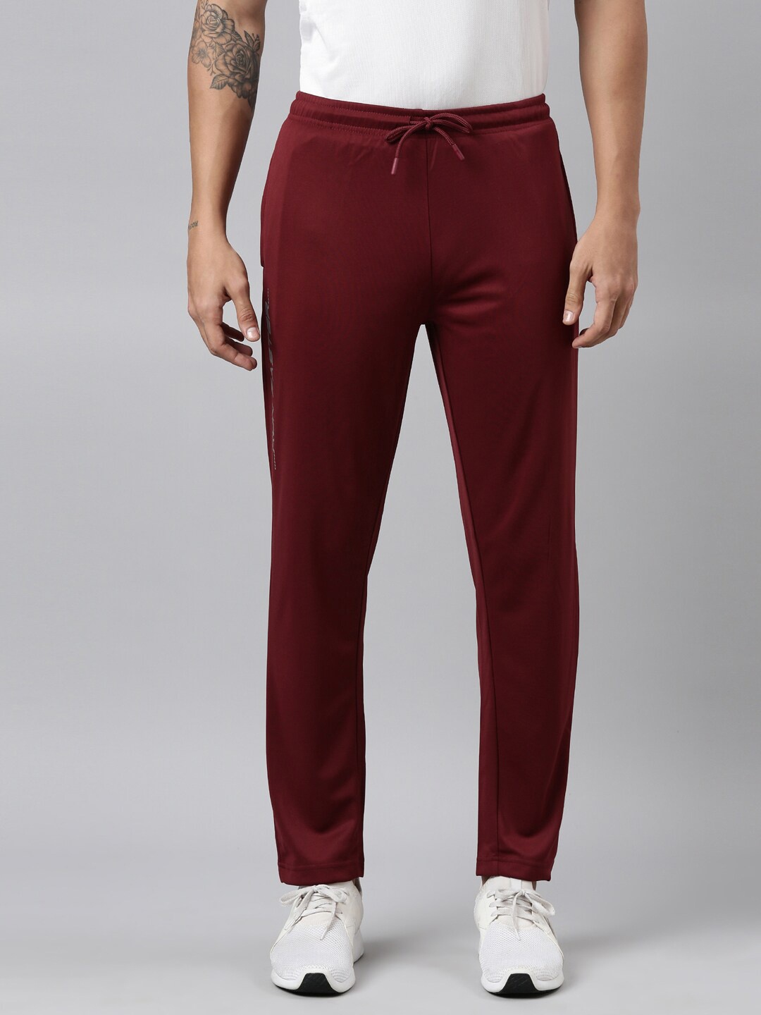 

DIXCY SCOTT Men Mid-Rise Regular Fit Track Pant, Maroon