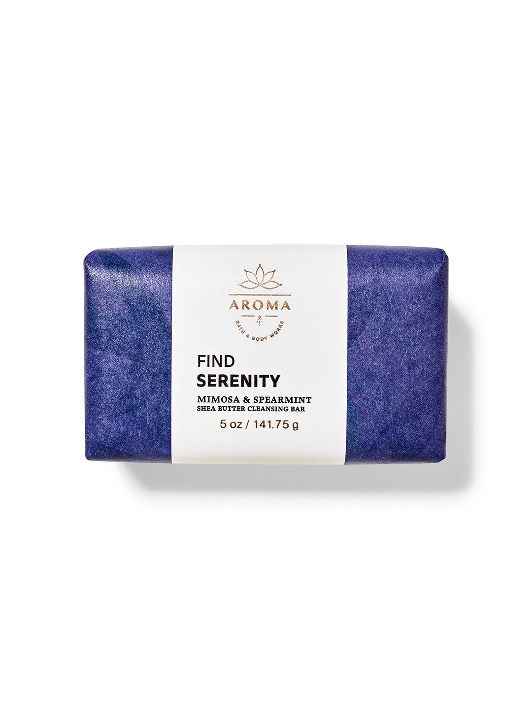 

Bath & Body Works Find Serenity Mimosa Spearmint Shea Butter Cleansing Bar - 141.75 g, Blue
