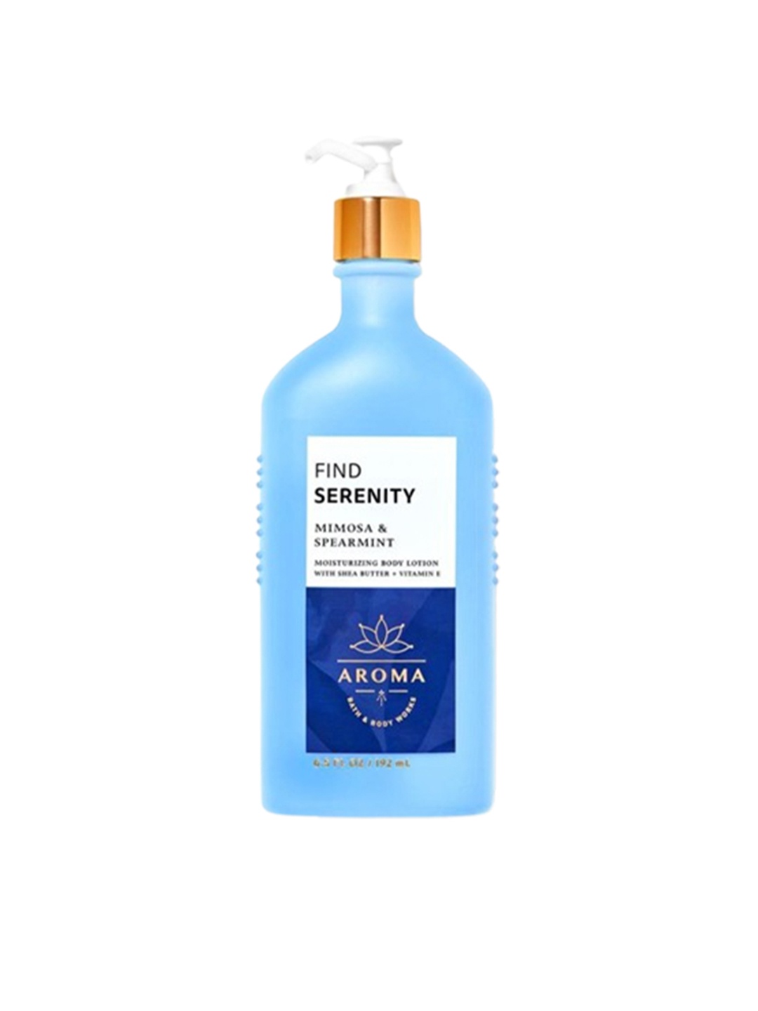 

Bath & Body Works Find Serenity Mimosa Spearmint Moisturizing Body Lotion - 192 ml, Blue