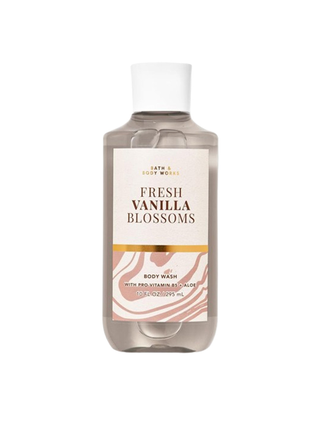 

Bath & Body Works Fresh Vanilla Blossoms Body Wash With Pro Vitamin B5 & Aloe Vera - 295ml, Beige