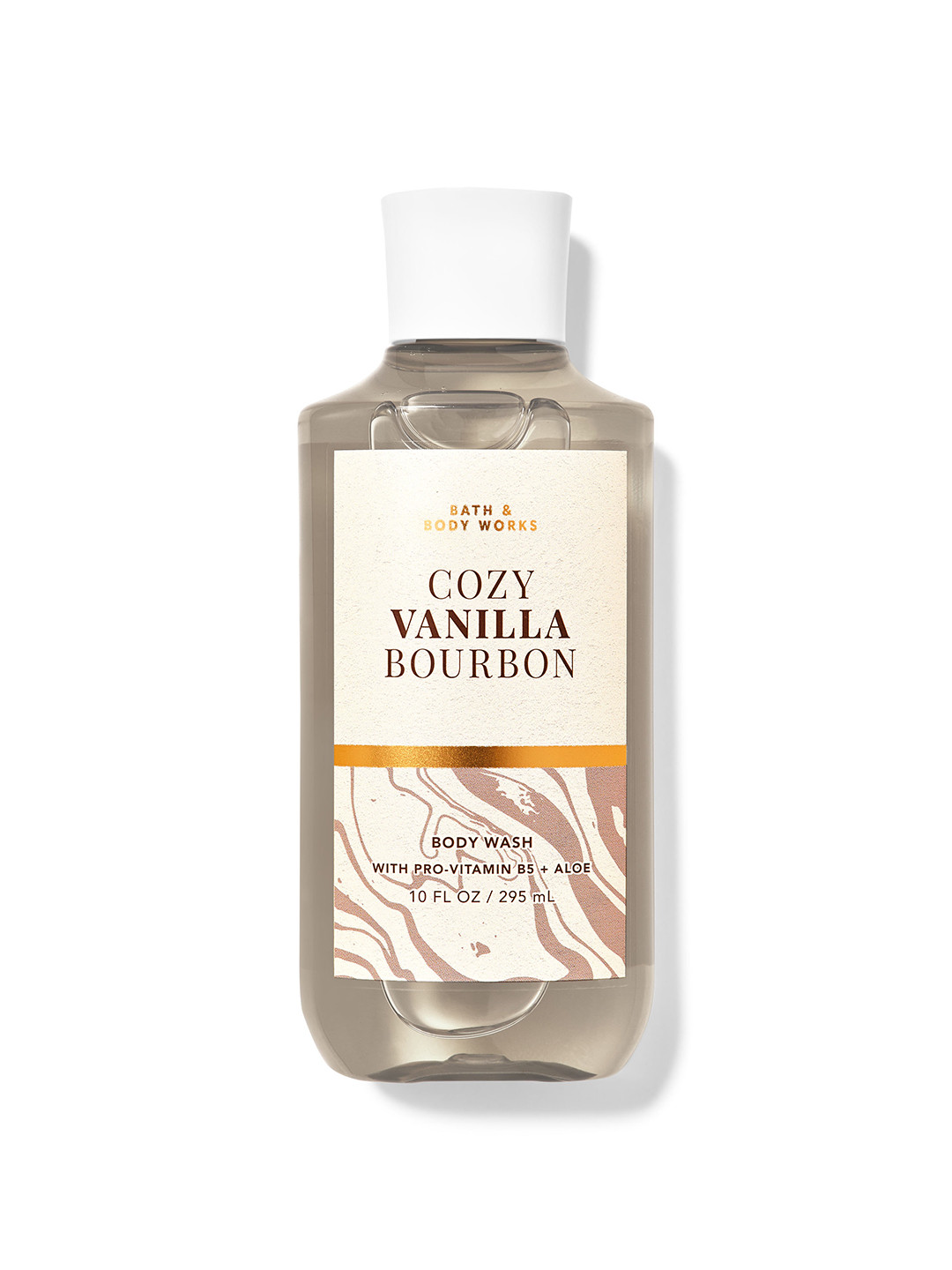 

Bath & Body Works Cozy Vanilla Bourbon Body Wash With Pro Vitamin B5 & Aloe - 295ml, Beige