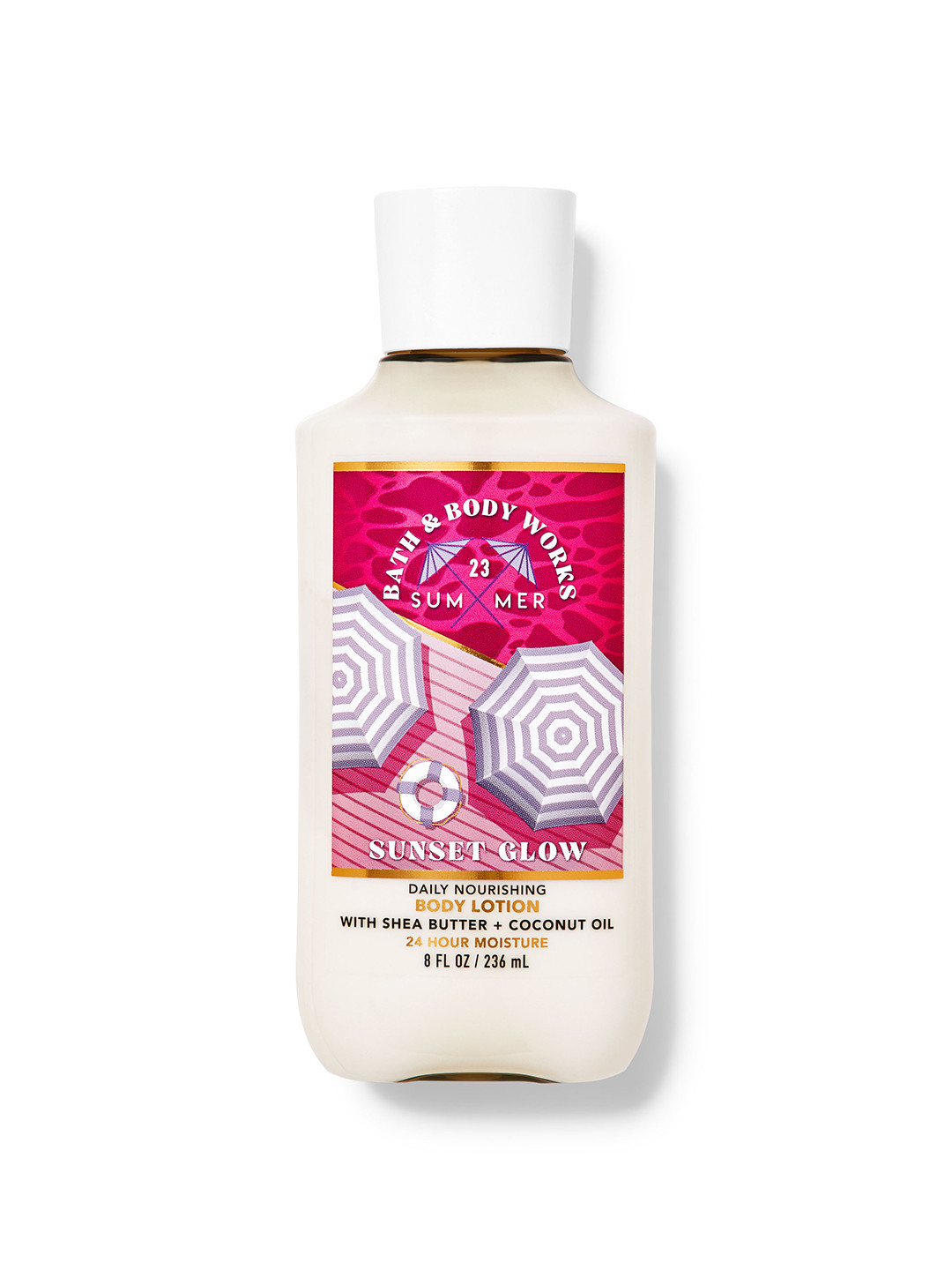 

Bath & Body Works Sunset Glow Daily Nourishing Body Lotion With Shea Butter - 236ml, Pink