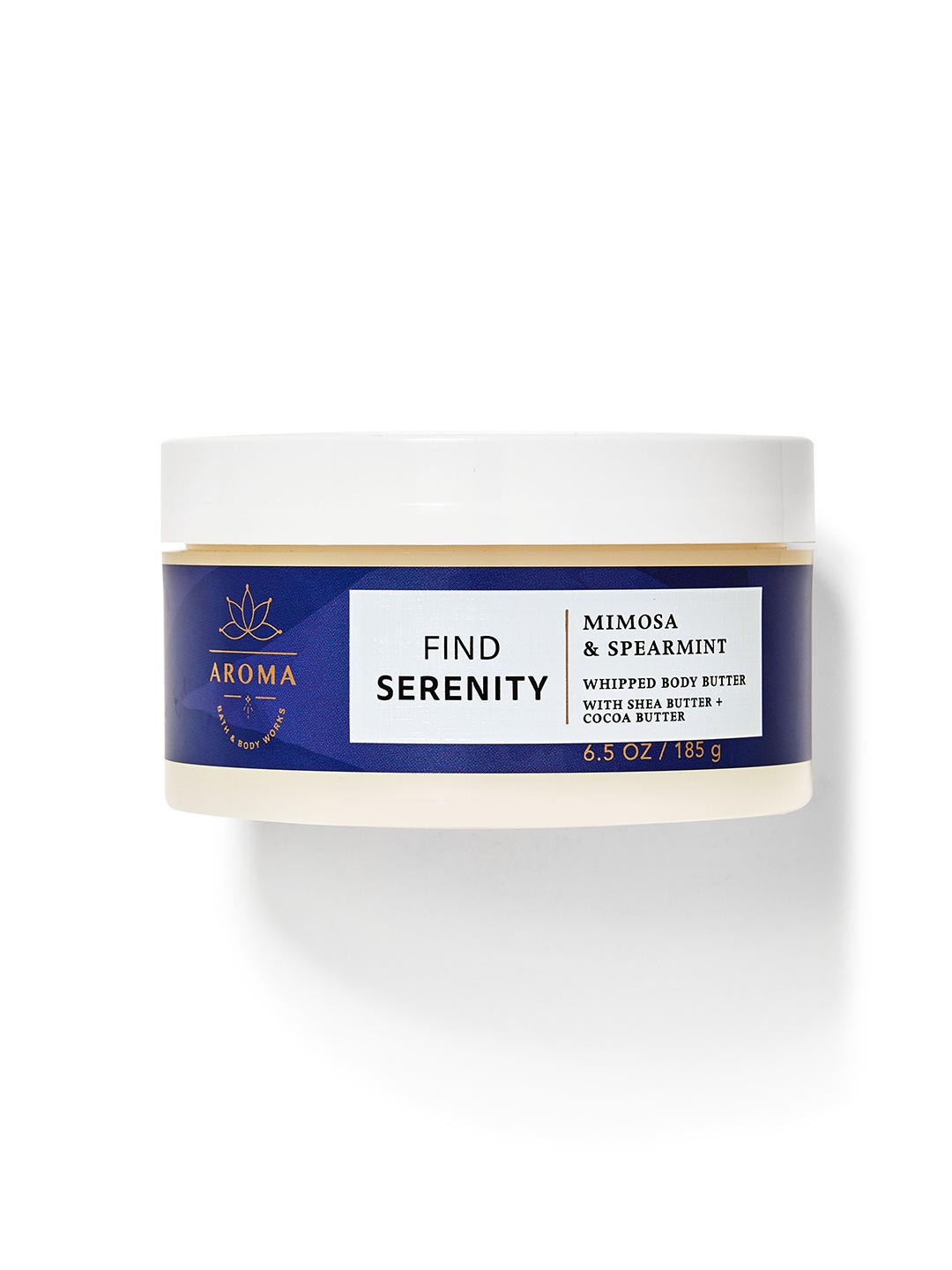 

Bath & Body Works Find Serenity Mimosa & Spearmint Whipped Body Butter - 185g, Blue