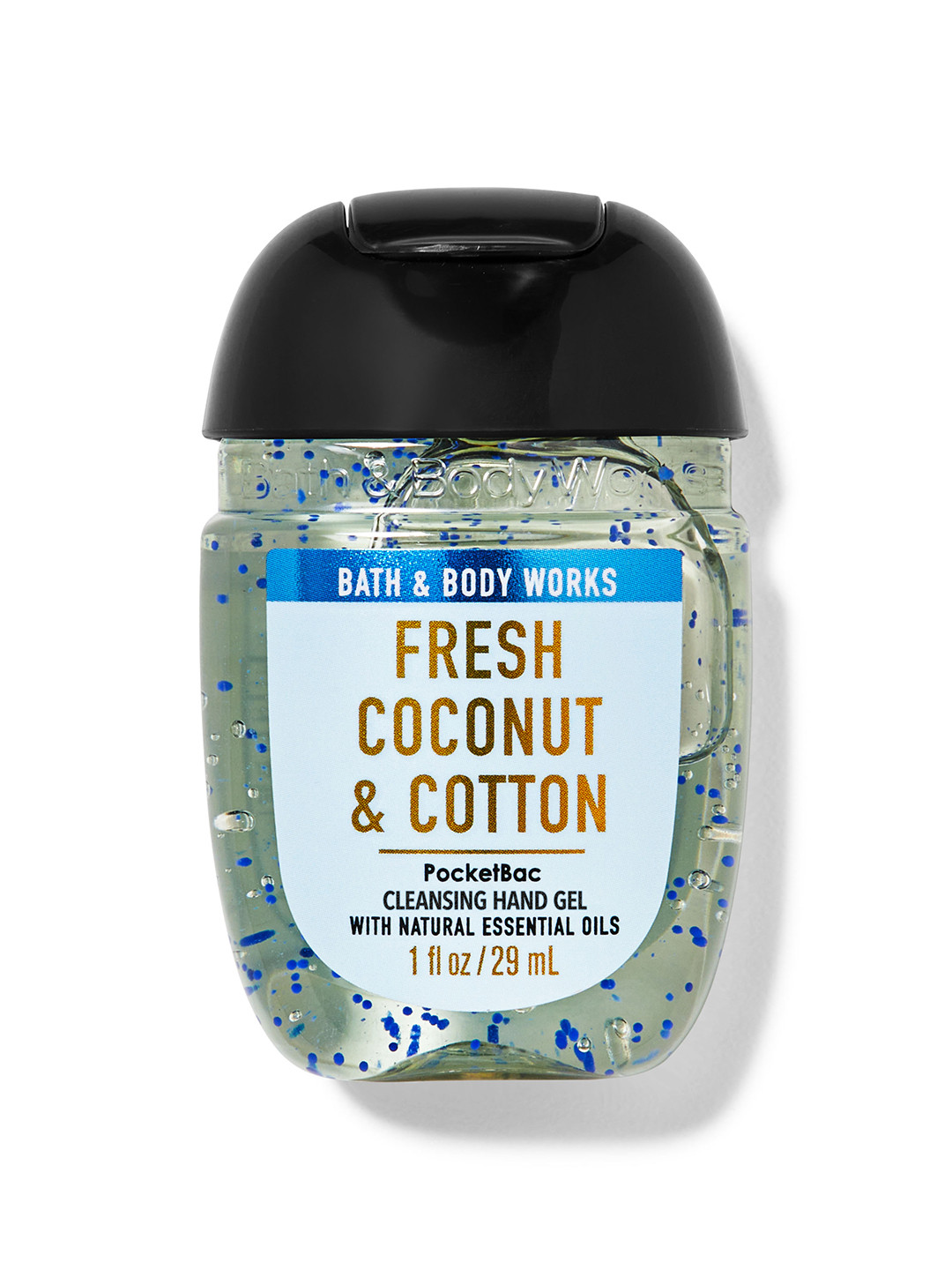 

Bath & Body Works Fresh Coconut & Cotton PocketBac Cleansing Hand Gel Sanitizer - 29ml, Blue