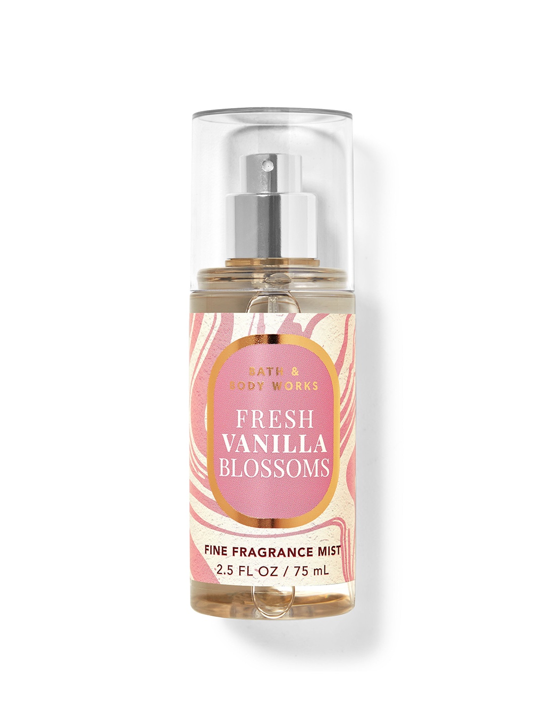 

Bath & Body Works Fresh Vanilla Blossoms Travel Size Fine Fragrance Mist - 75 ml, Transparent