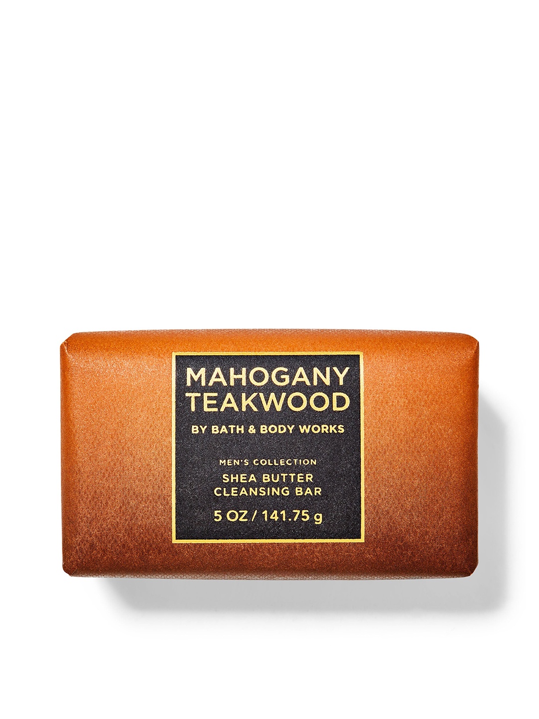 

Bath & Body Works Men Mahogany Teakwood Shea Butter Cleansing Bar - 141.75g, Brown