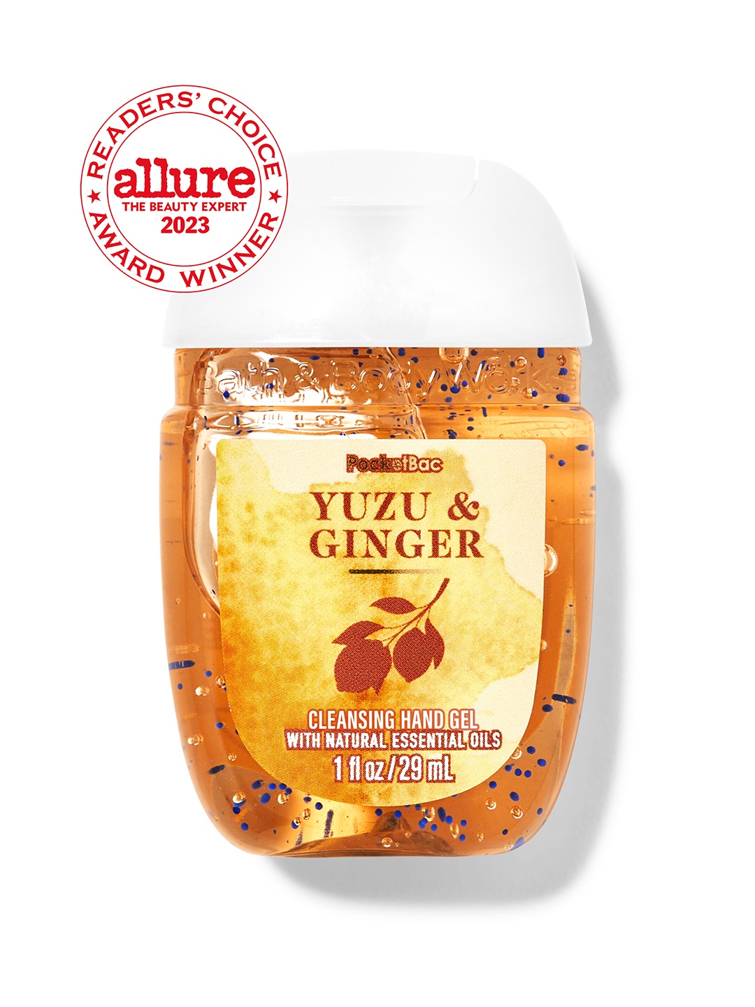 

Bath & Body Works Yuzu & Ginger PocketBac Cleansing Hand Sanitizer Gel - 29ml, Orange