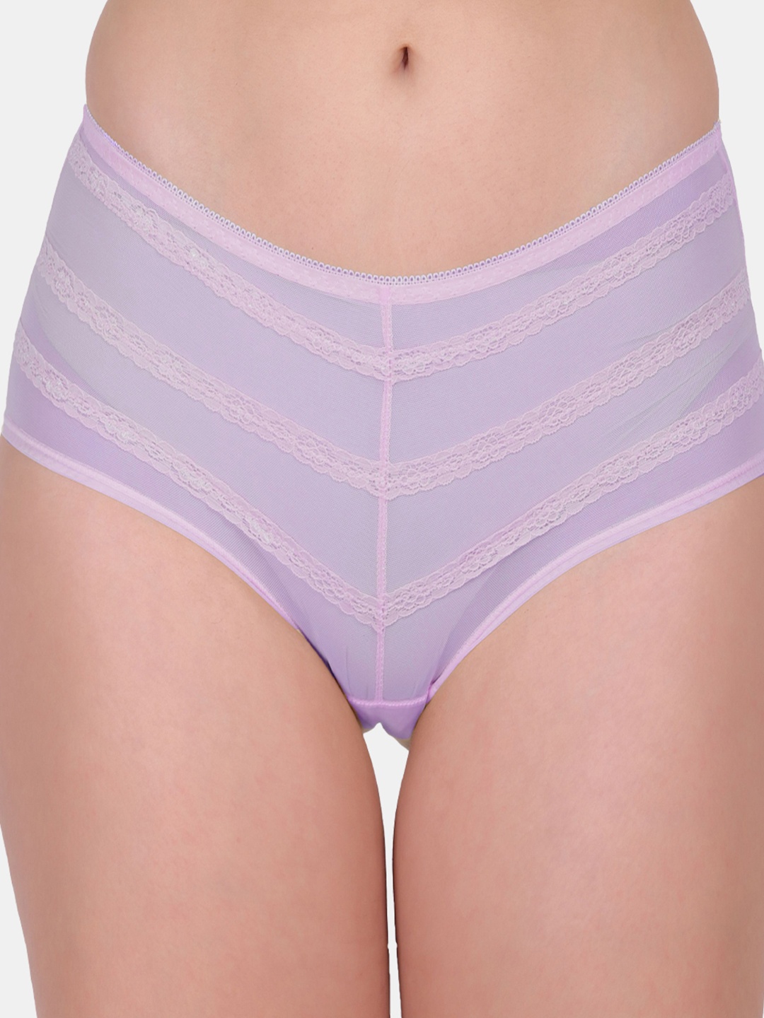 

Amour Secret Mid-Rise Hipster Briefs, Purple